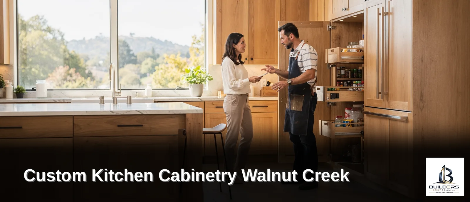 Custom Kitchen Cabinetry Walnut Creek in Walnut Creek, California