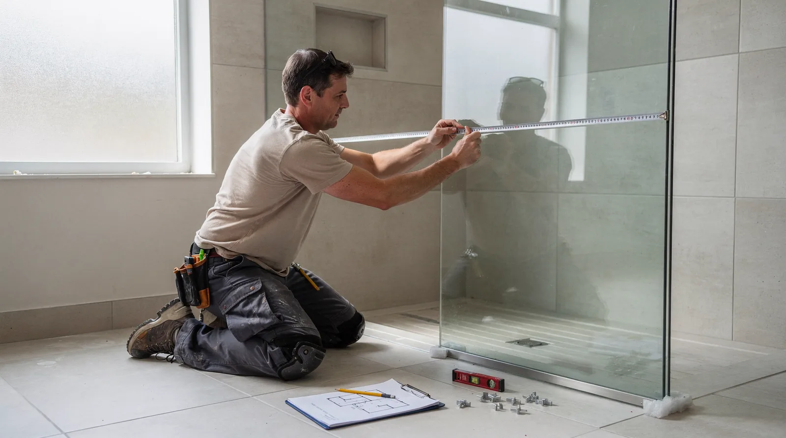 The first step in planning a custom shower design is to assess the size