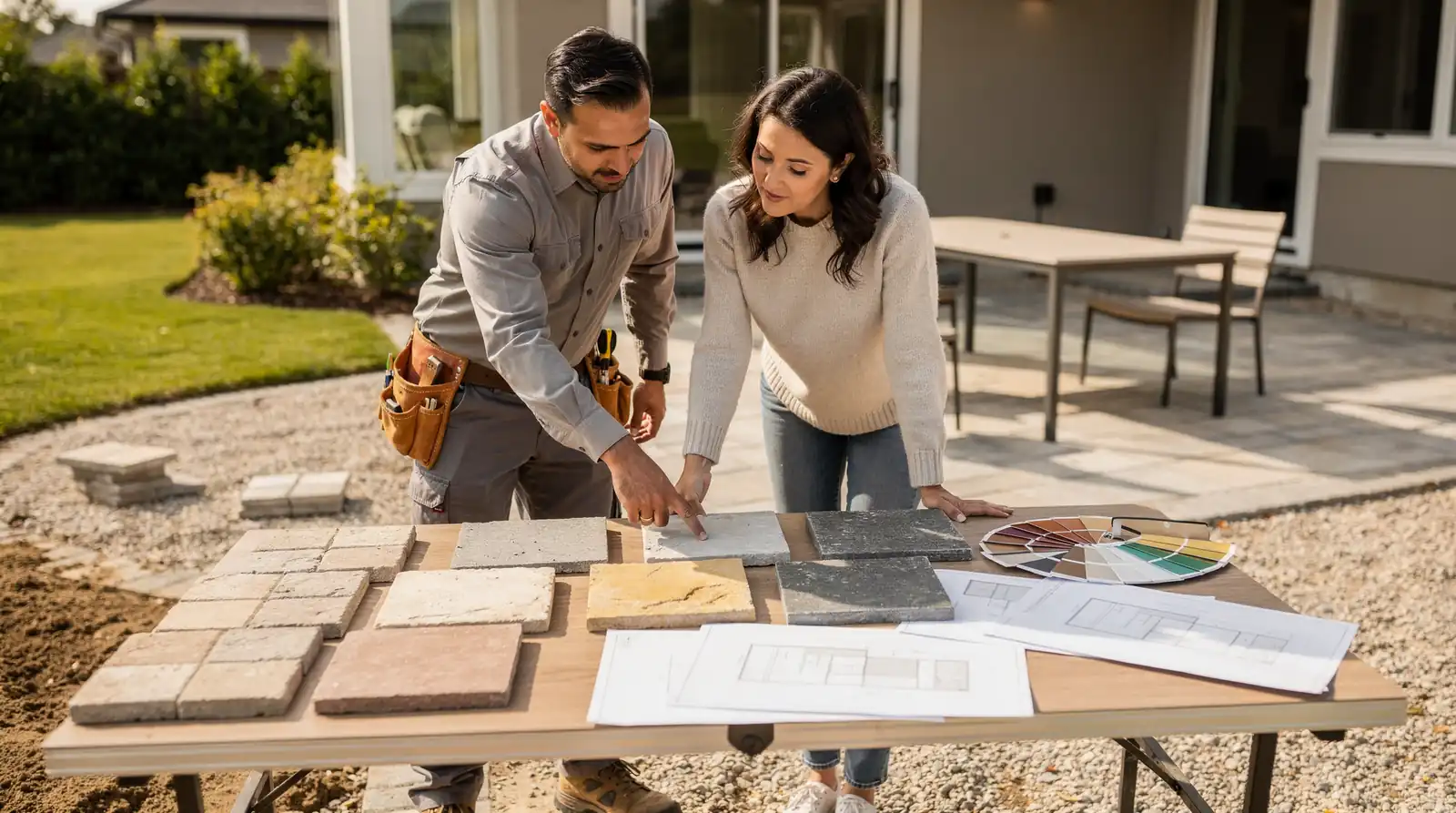 An outdoor dining patio contractor should be fully licensed and insured for reliable results.; Builders
