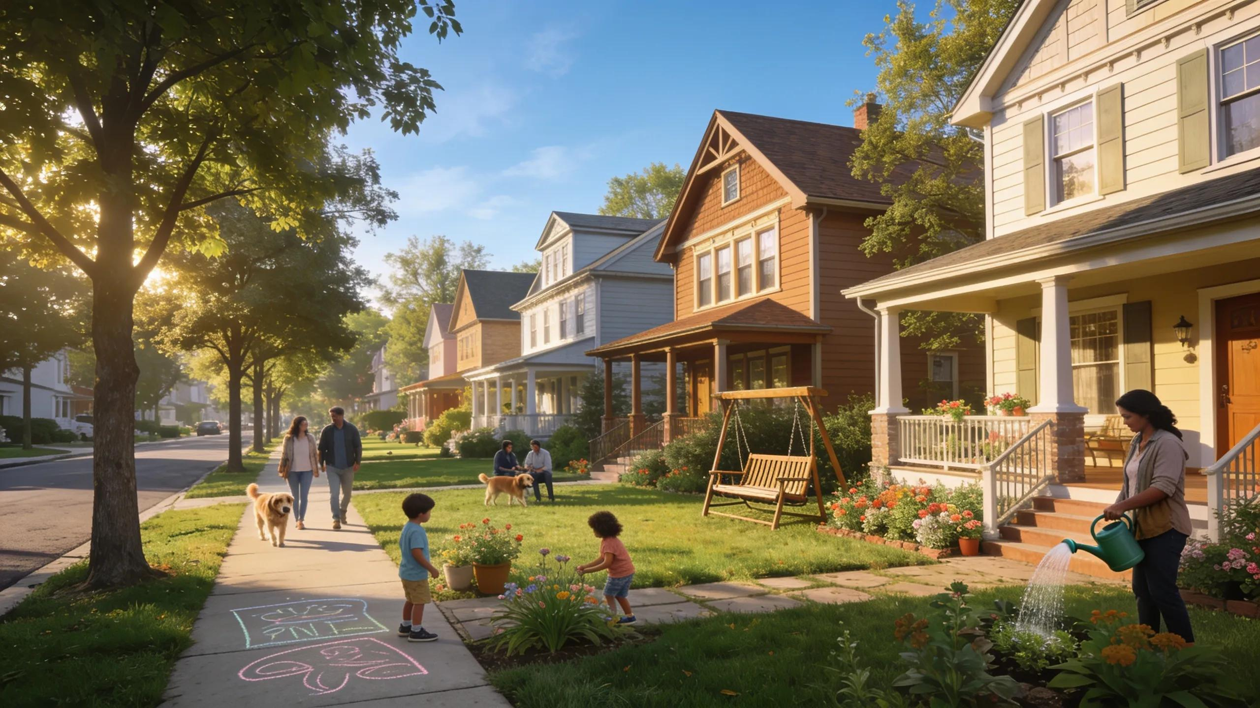 Picturesque view of a Walnut Creek neighborhood, appealing to first-time homebuyers.