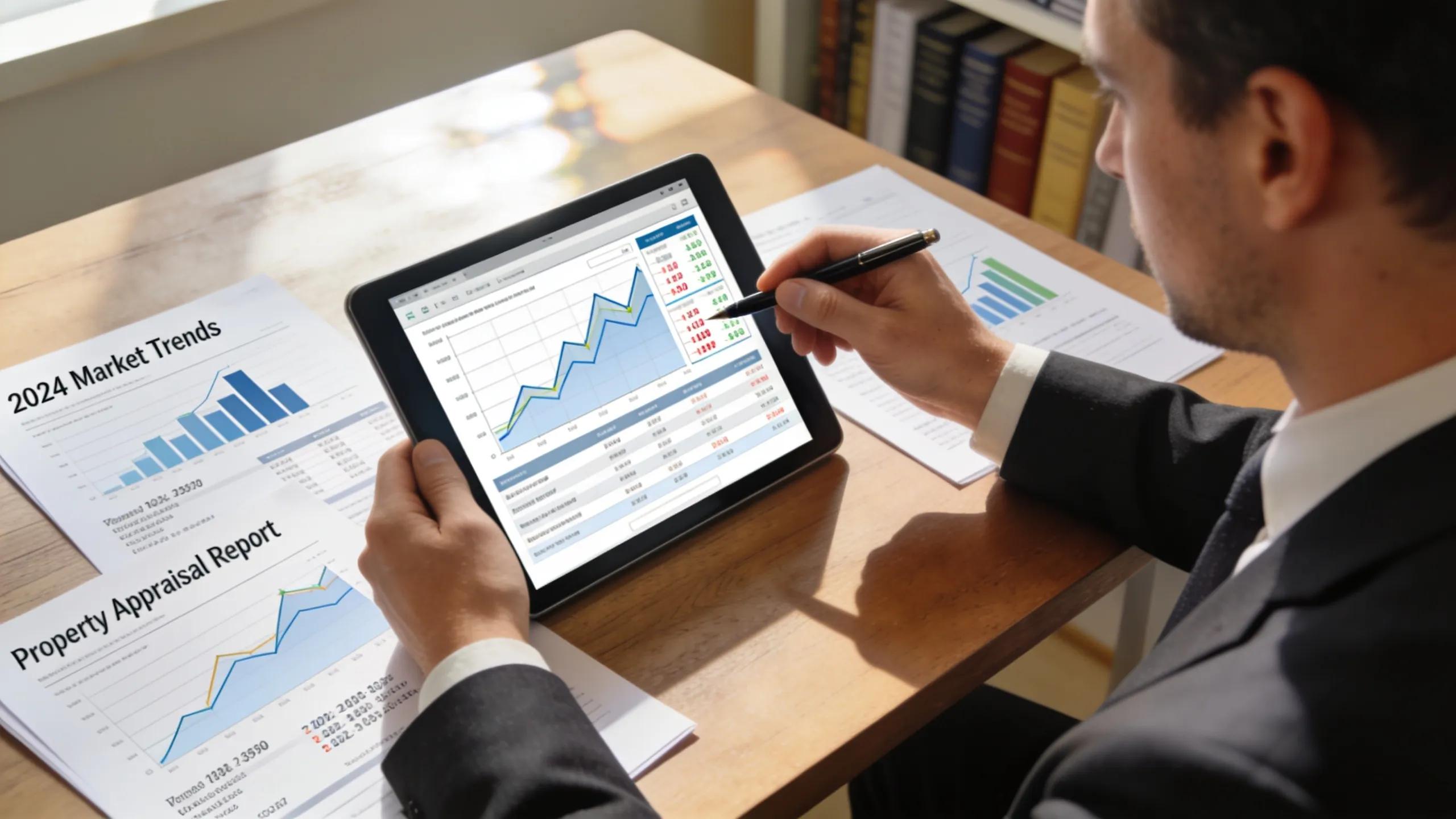 Financial professional reviewing criteria for hard money loan qualification