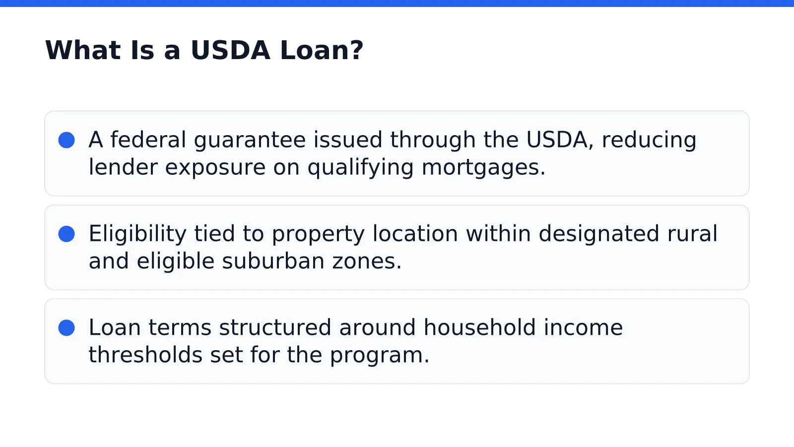 USDA Loan Eligibility Requirements for First-Time Buyers