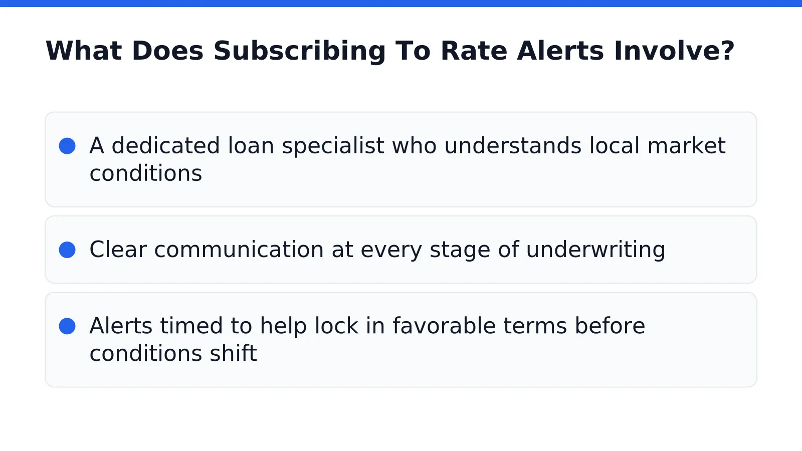 What Does Subscribing To Rate Alerts Involve