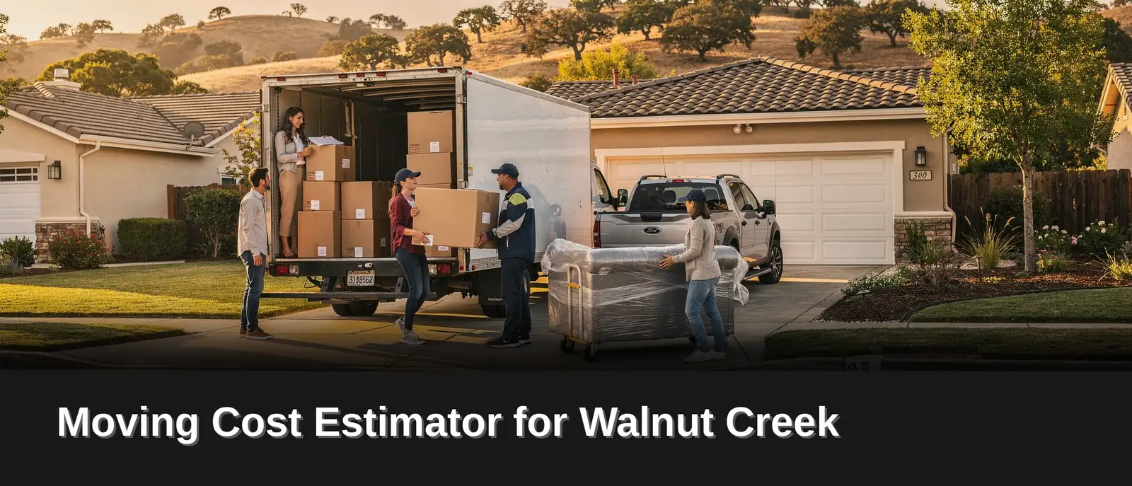 What Drives Your Walnut Creek Moving Costs, Moving Cost Estimator for Walnut Creek