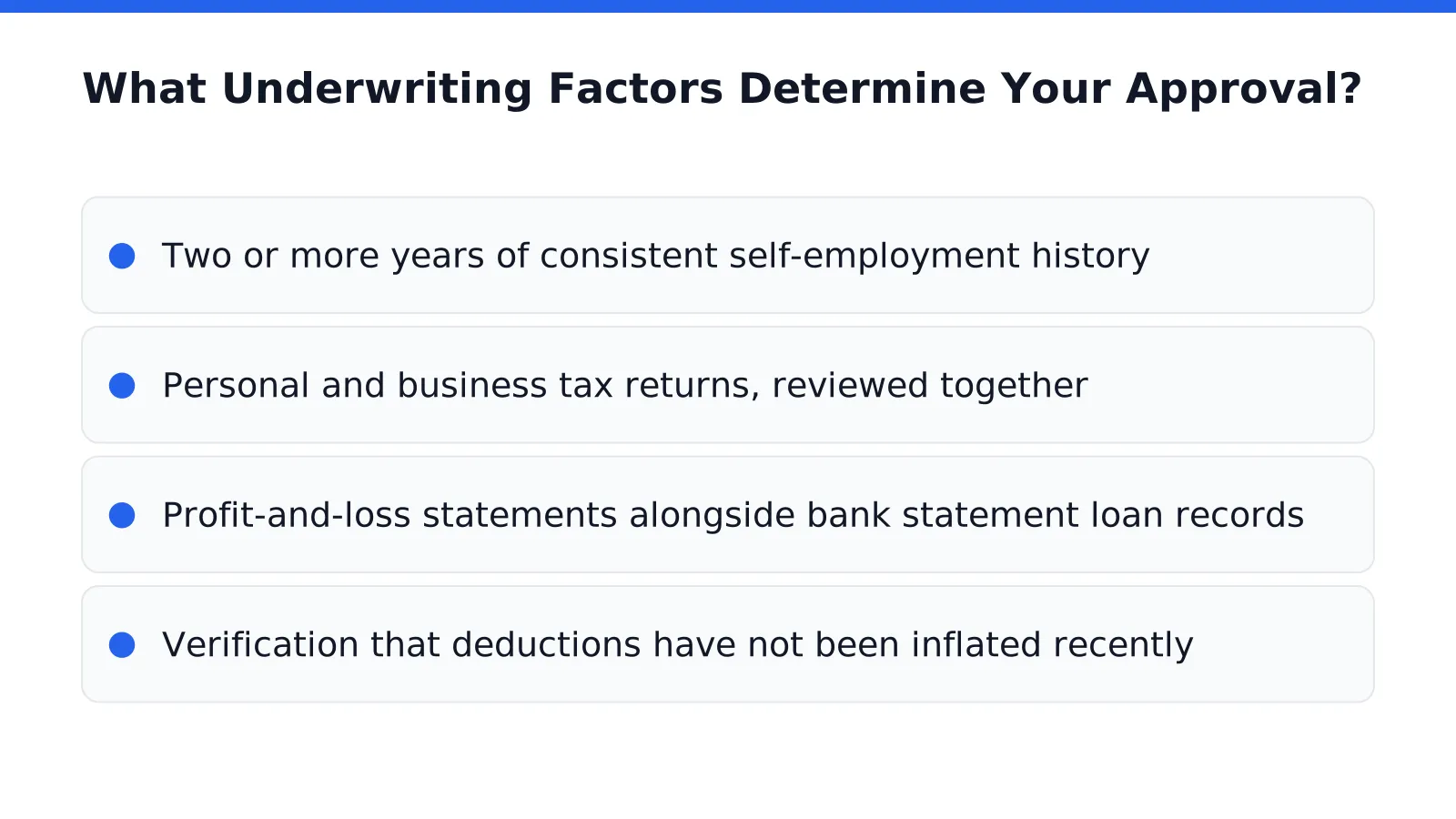 What Underwriting Factors Determine Your Approval
